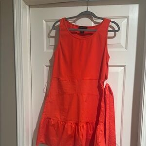 Orange Sleeveless Dress